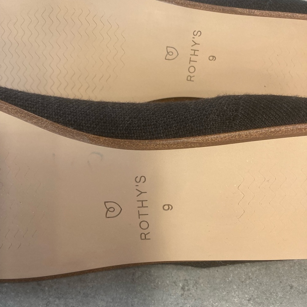 NWOT Rothy’s Flat Vegan Leather Sole - Picture 8 of 8